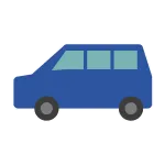Car Blue SVG Icon